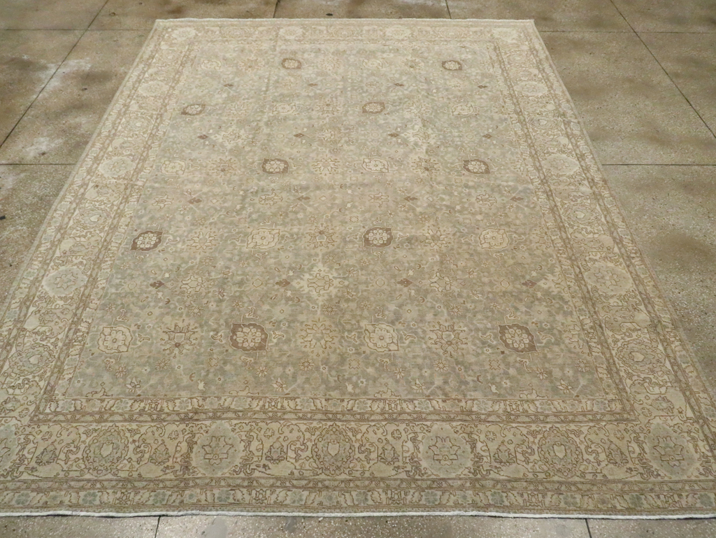 Antique Persian Tabriz Carpet, No.23020 - Galerie Shabab