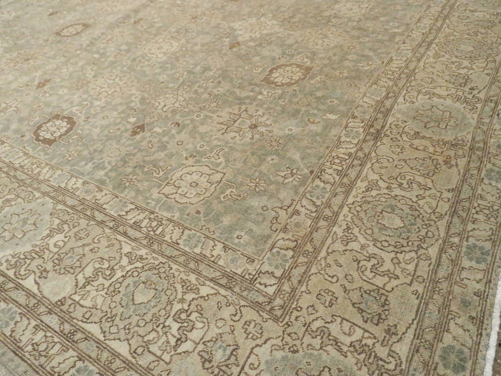 Antique Persian Tabriz Carpet, No.23020 - Galerie Shabab
