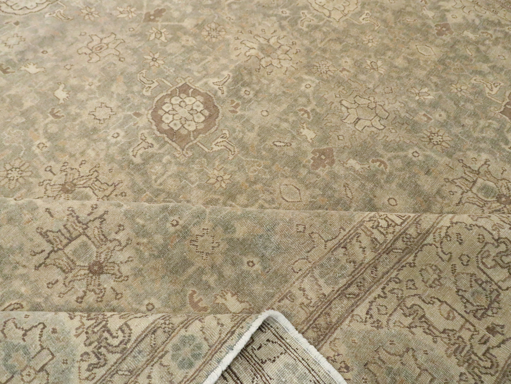 Antique Persian Tabriz Carpet, No.23020 - Galerie Shabab