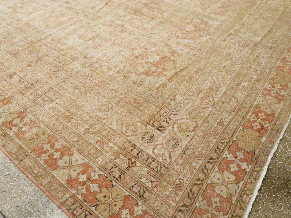 Vintage Turkish Anatolian Distressed Carpet, No.23022 - Galerie Shabab