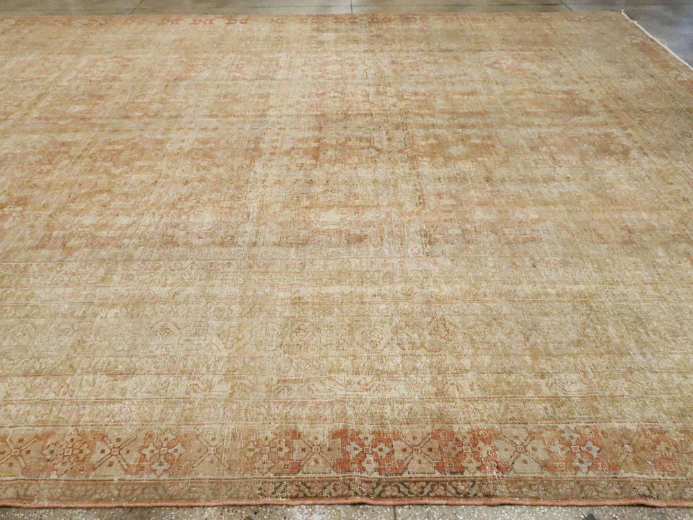 Vintage Turkish Anatolian Distressed Carpet, No.23022 - Galerie Shabab