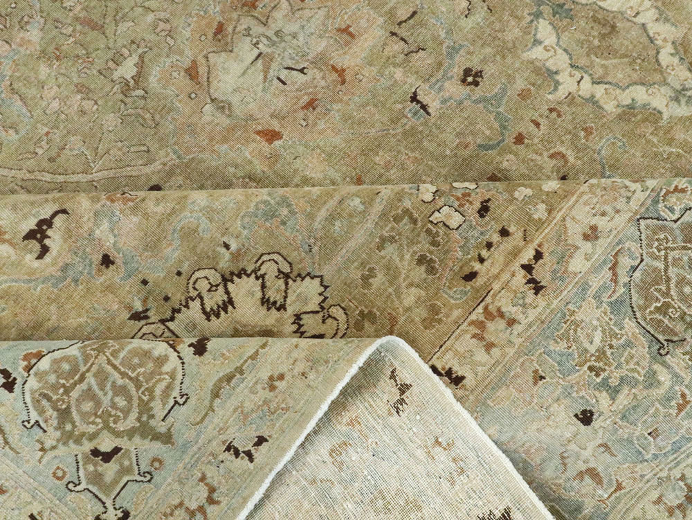 Antique Persian Tabriz Carpet, No.23023 - Galerie Shabab