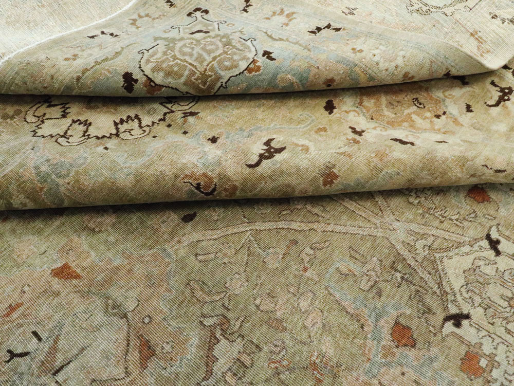 Antique Persian Tabriz Carpet, No.23023 - Galerie Shabab