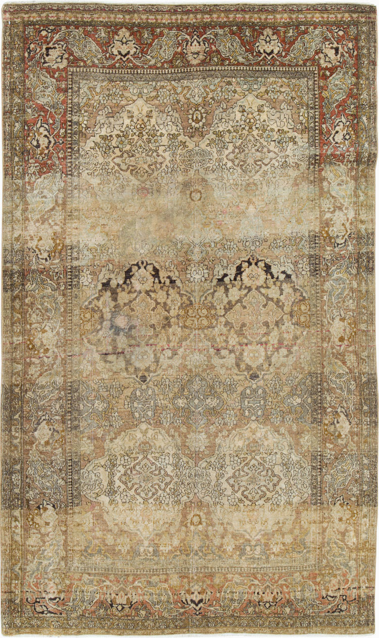 Antique Isfahan Rug, No.23030 - Galerie Shabab