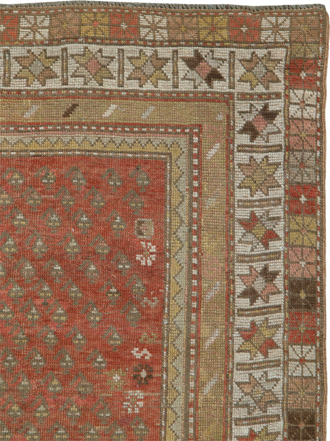 Antique Persian Northwest Square Rug, No.23033 - Galerie Shabab