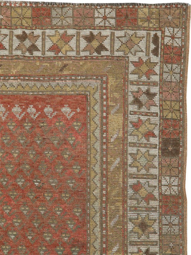 Antique Persian Northwest Square Rug, No.23033 - Galerie Shabab