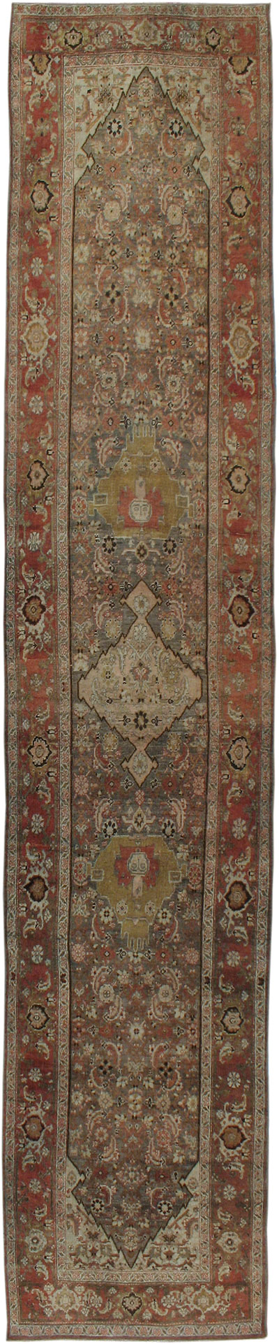Antique Bidjar Runner, No.23036 - Galerie Shabab