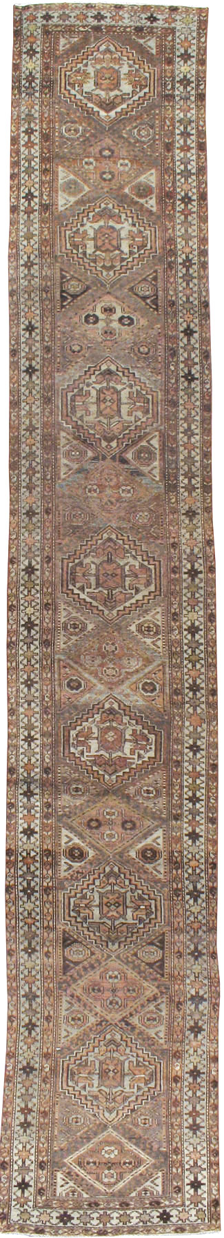 Vintage Persian Malayer Runner, No.23037 - Galerie Shabab