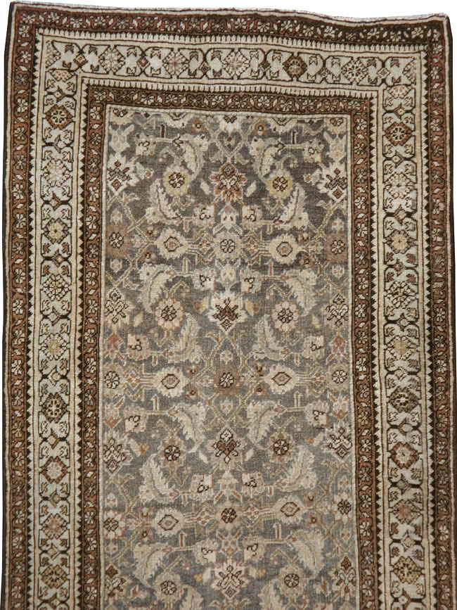 Antique Persian Bidjar Runner, No.23038 - Galerie Shabab