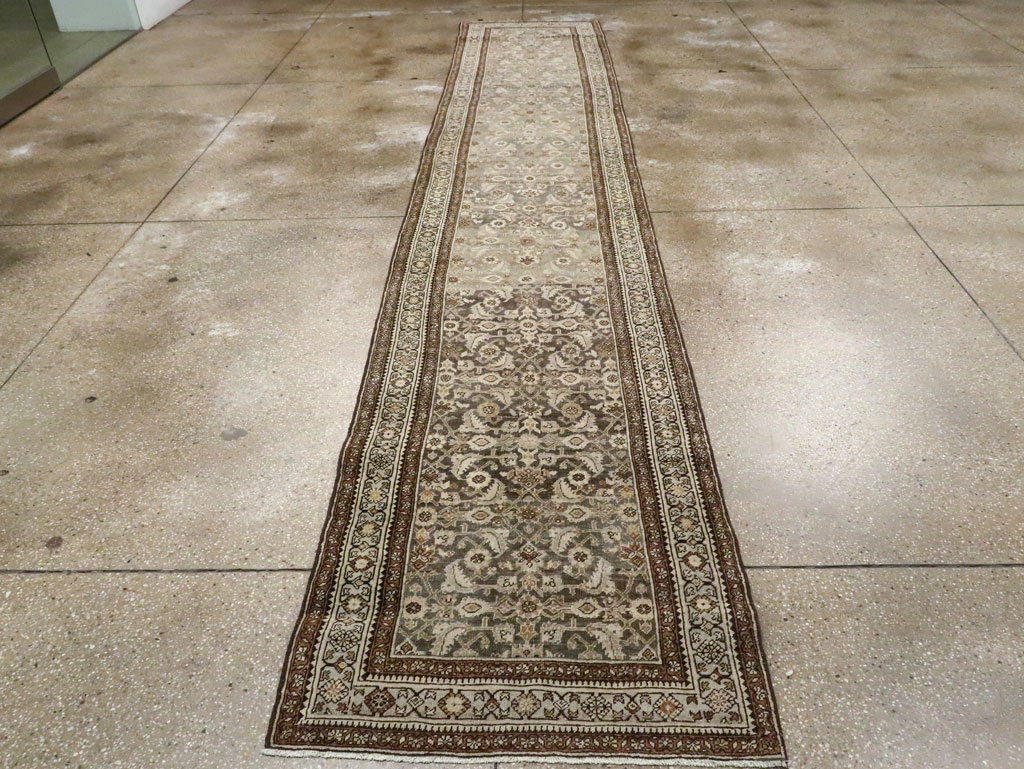 Antique Persian Bidjar Runner, No.23038 - Galerie Shabab