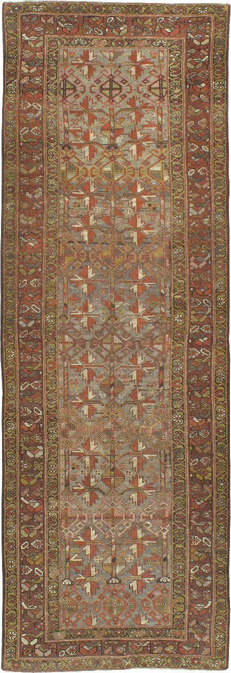 Antique Persian Kurdish Runner, No.23043 - Galerie Shabab