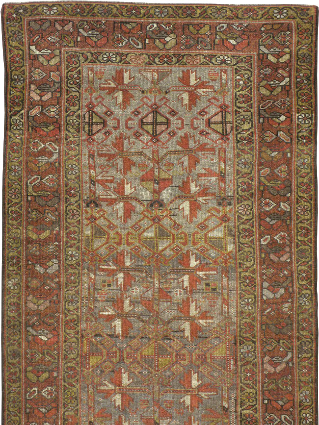Antique Persian Kurdish Runner, No.23043 - Galerie Shabab