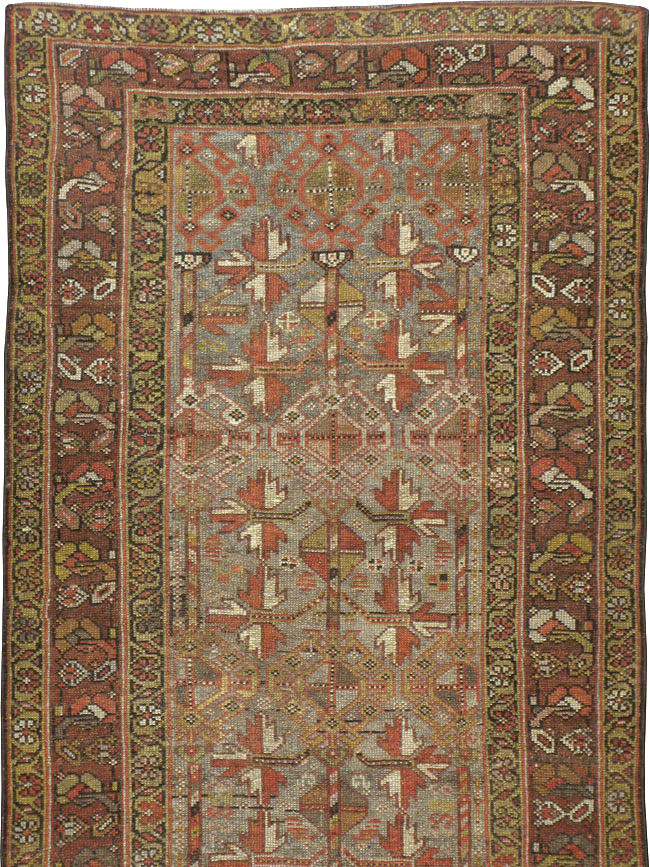 Antique Persian Kurdish Runner, No.23043 - Galerie Shabab