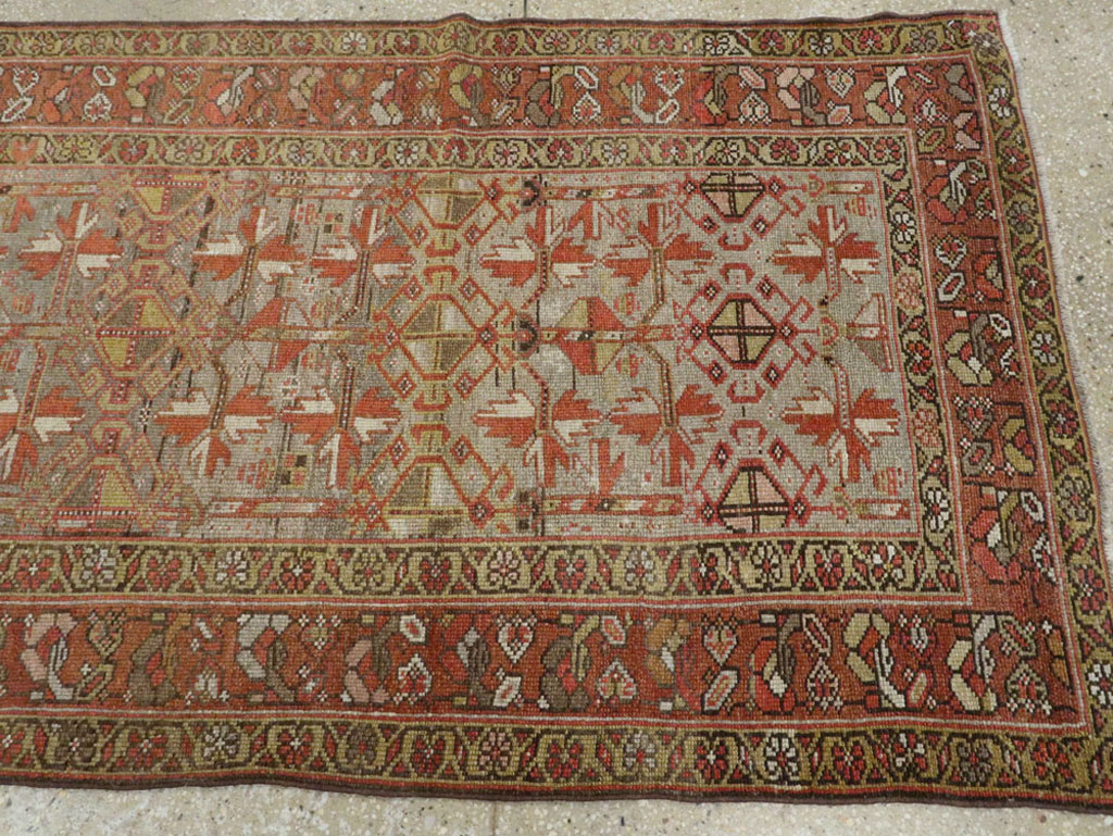 Antique Persian Kurdish Runner, No.23043 - Galerie Shabab