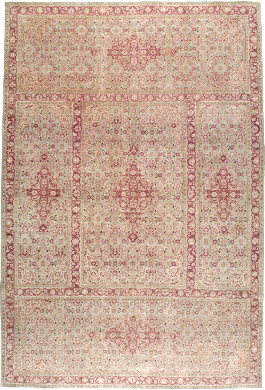 Antique Persian Tabriz Carpet, No.23047 - Galerie Shabab