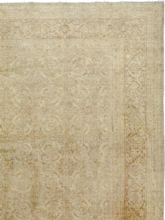 Vintage Persian Tabirz Carpet, No.23049 - Galerie Shabab