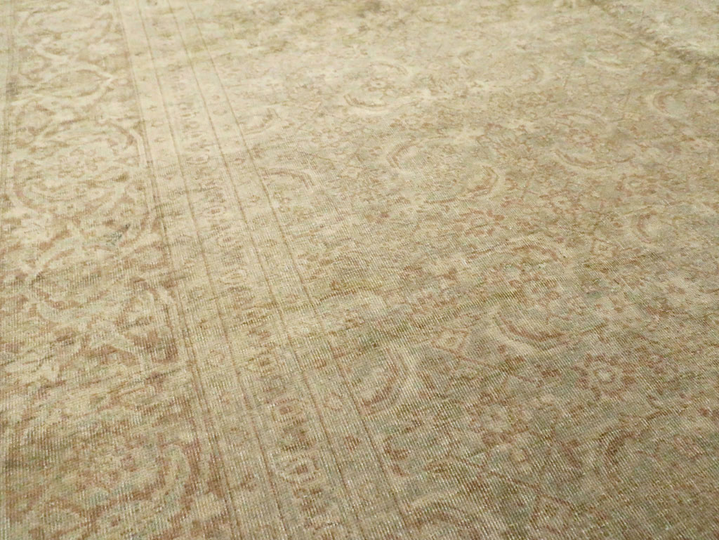 Vintage Persian Tabirz Carpet, No.23049 - Galerie Shabab