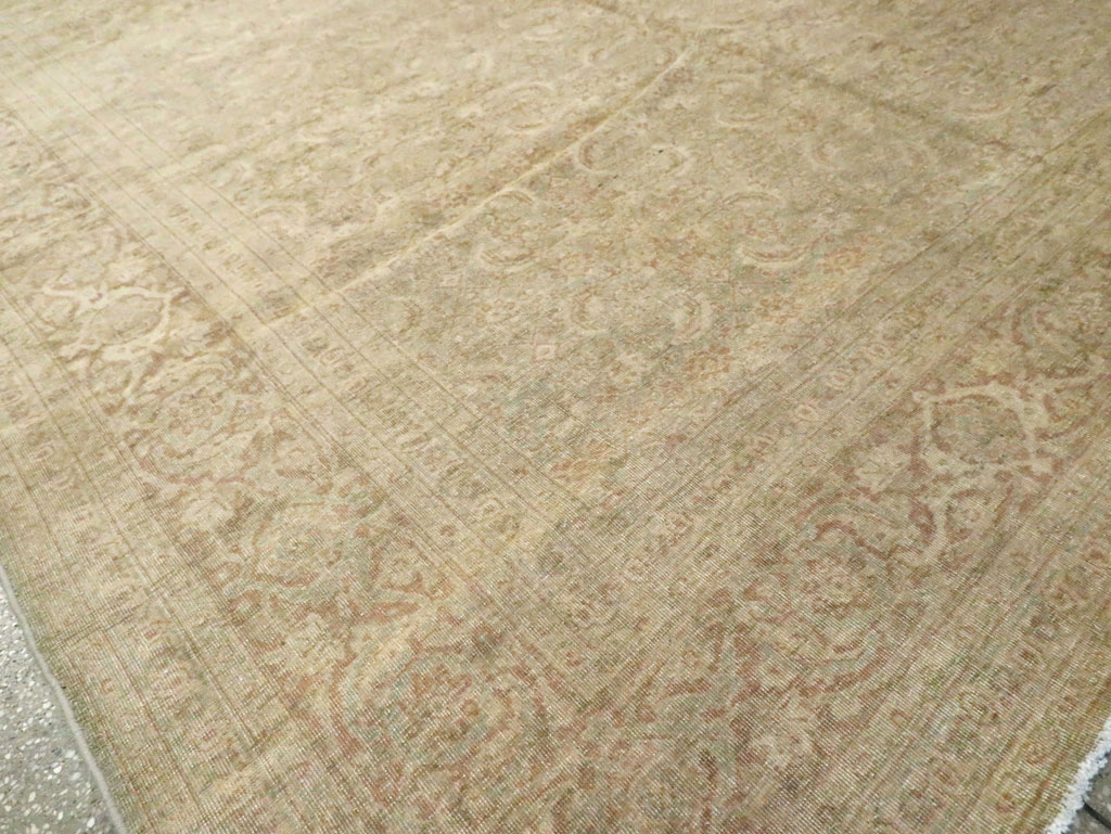 Vintage Persian Tabirz Carpet, No.23049 - Galerie Shabab