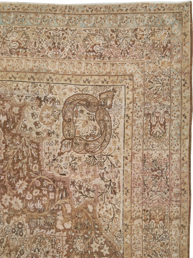 Antique Persian Lavar Kerman Carpet, No.23050 - Galerie Shabab