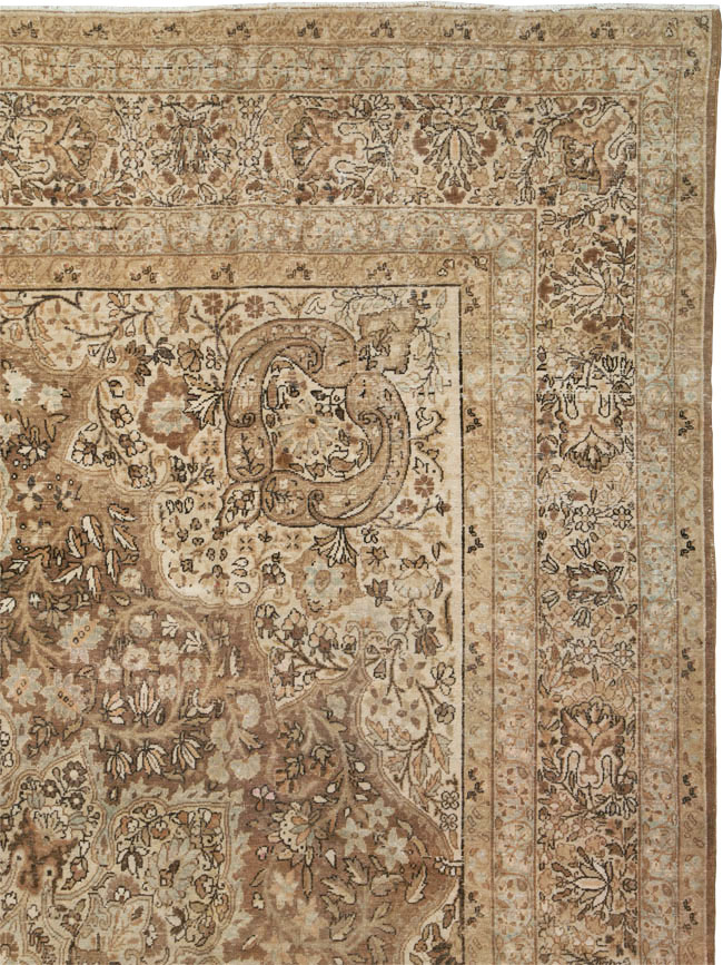 Antique Persian Lavar Kerman Carpet, No.23050 - Galerie Shabab