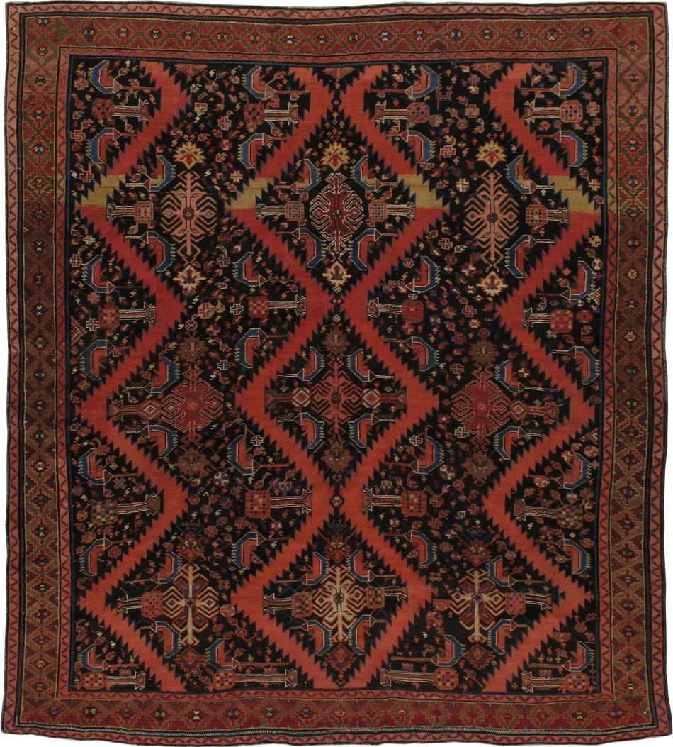 Antique Karabagh Square Carpet, No.23059 - Galerie Shabab