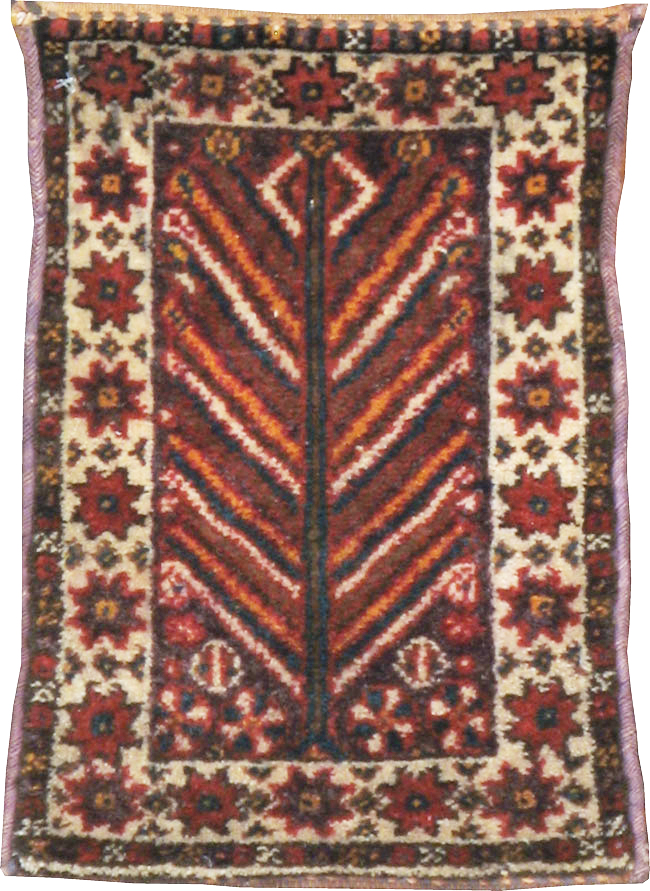 Antique Persian Bag Face, No.23066 - Galerie Shabab