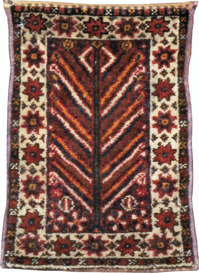 Antique Persian Bag Face, No.23066 - Galerie Shabab