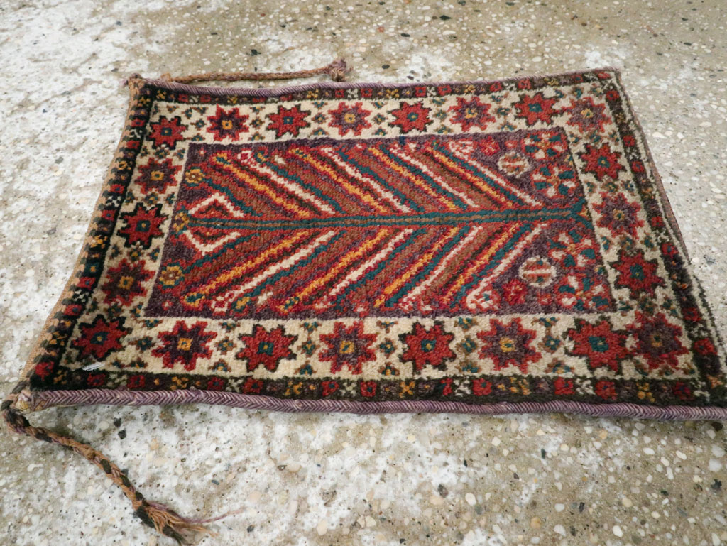 Antique Persian Bag Face, No.23066 - Galerie Shabab