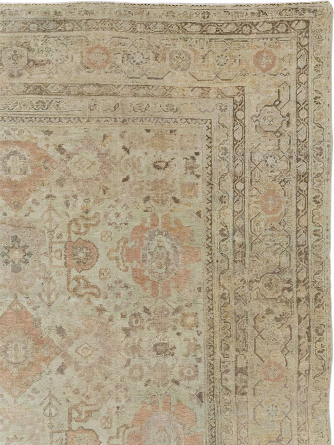 Antique Persian Mahal Oversize Carpet, No.23071 - Galerie Shabab