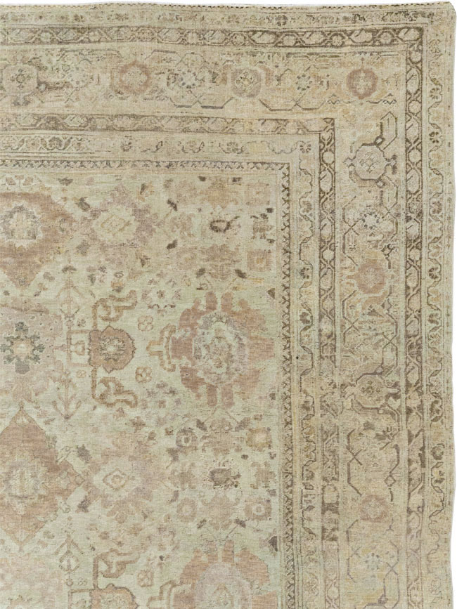 Antique Persian Mahal Oversize Carpet, No.23071 - Galerie Shabab
