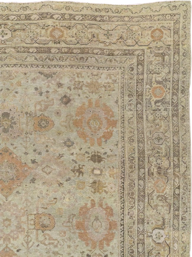 Antique Persian Mahal Oversize Carpet, No.23071 - Galerie Shabab