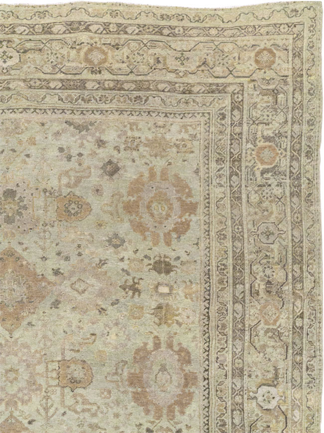 Antique Persian Mahal Oversize Carpet, No.23071 - Galerie Shabab
