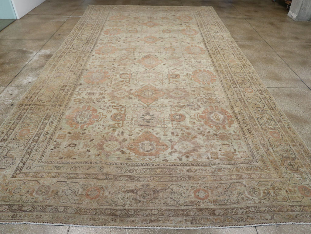 Antique Persian Mahal Oversize Carpet, No.23071 - Galerie Shabab