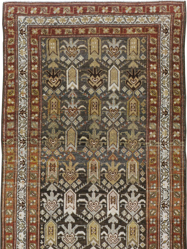 Vintage Persian Malayer Runner, No.23076 - Galerie Shabab
