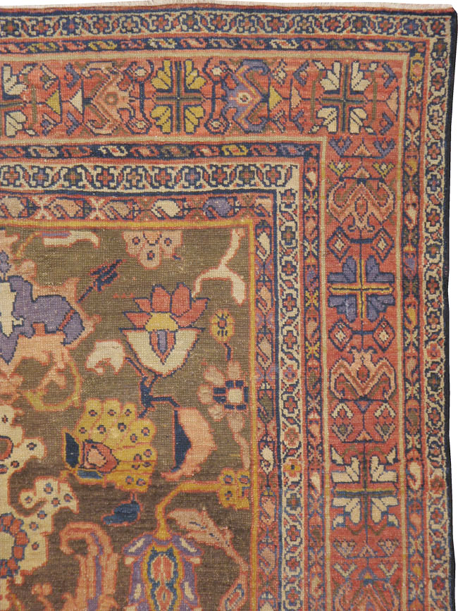 Antique Persian Mahal Carpet, No.23079 - Galerie Shabab