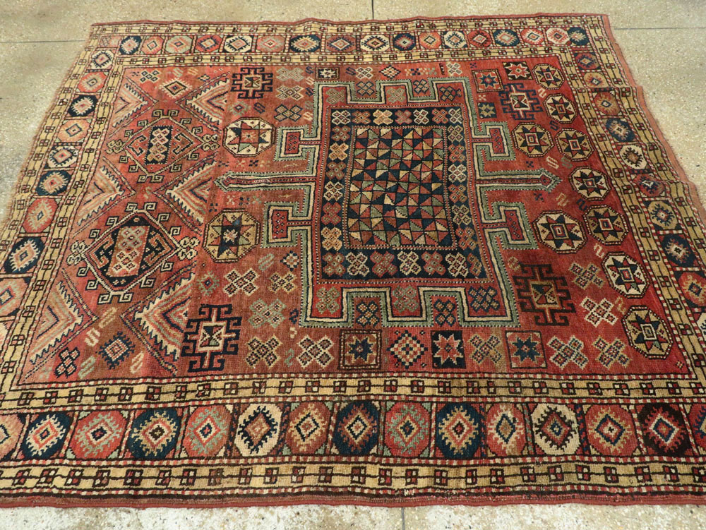 Antique Persian Kurdish Rug, No.23081 - Galerie Shabab
