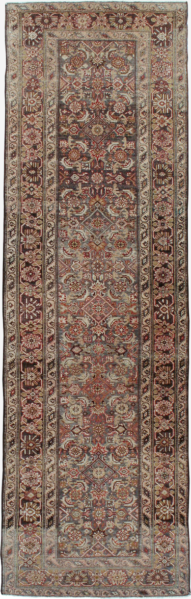 Vintage Persian Malayer Runner, No.23087 - Galerie Shabab