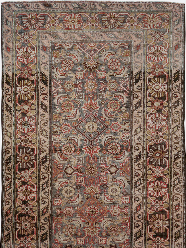 Vintage Persian Malayer Runner, No.23087 - Galerie Shabab