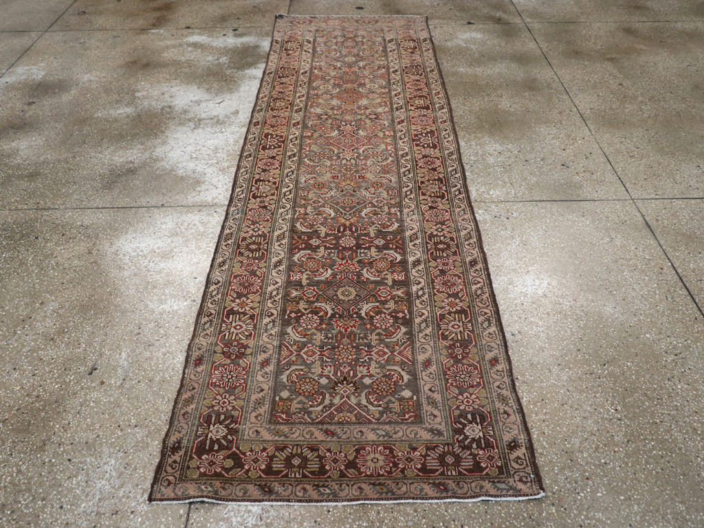 Vintage Persian Malayer Runner, No.23087 - Galerie Shabab