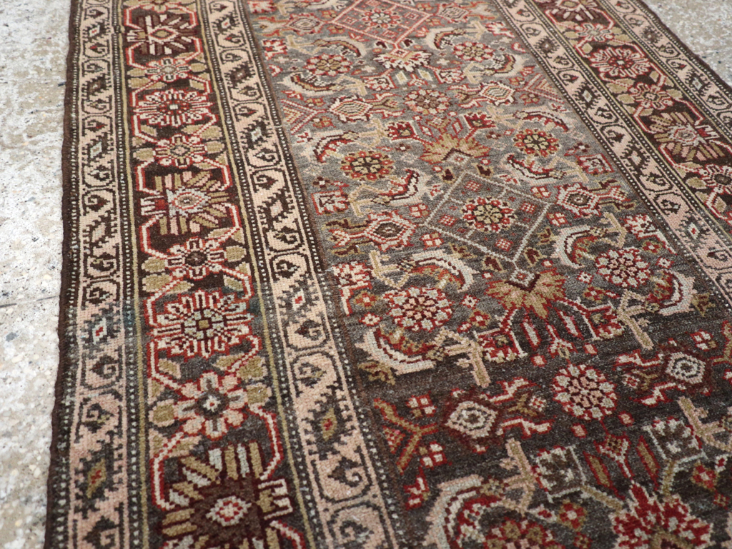 Vintage Persian Malayer Runner, No.23087 - Galerie Shabab