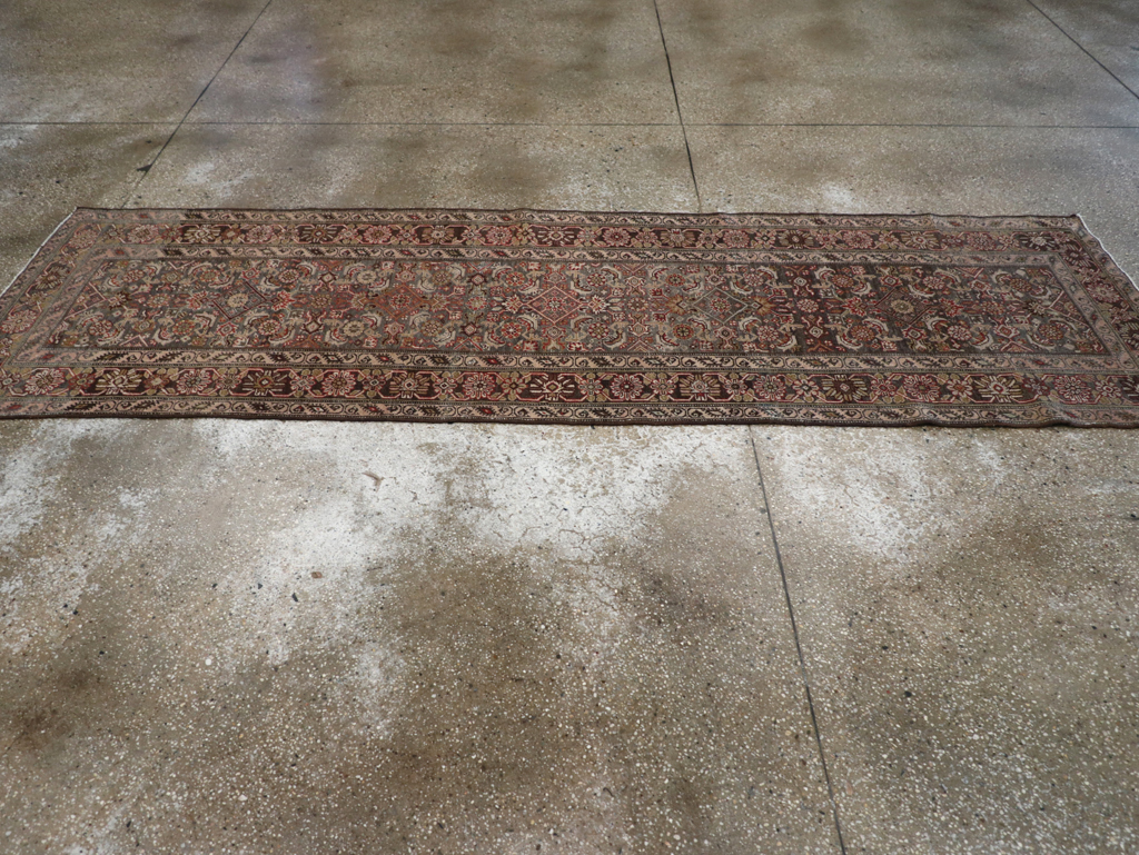 Vintage Persian Malayer Runner, No.23087 - Galerie Shabab