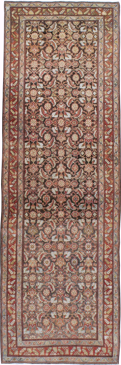 Vintage Persian Malayer Runner, No.23089 - Galerie Shabab