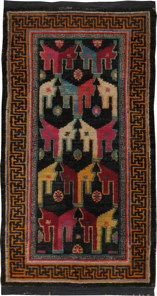 Antique Tibetan Rug, No.23098 - Galerie Shabab