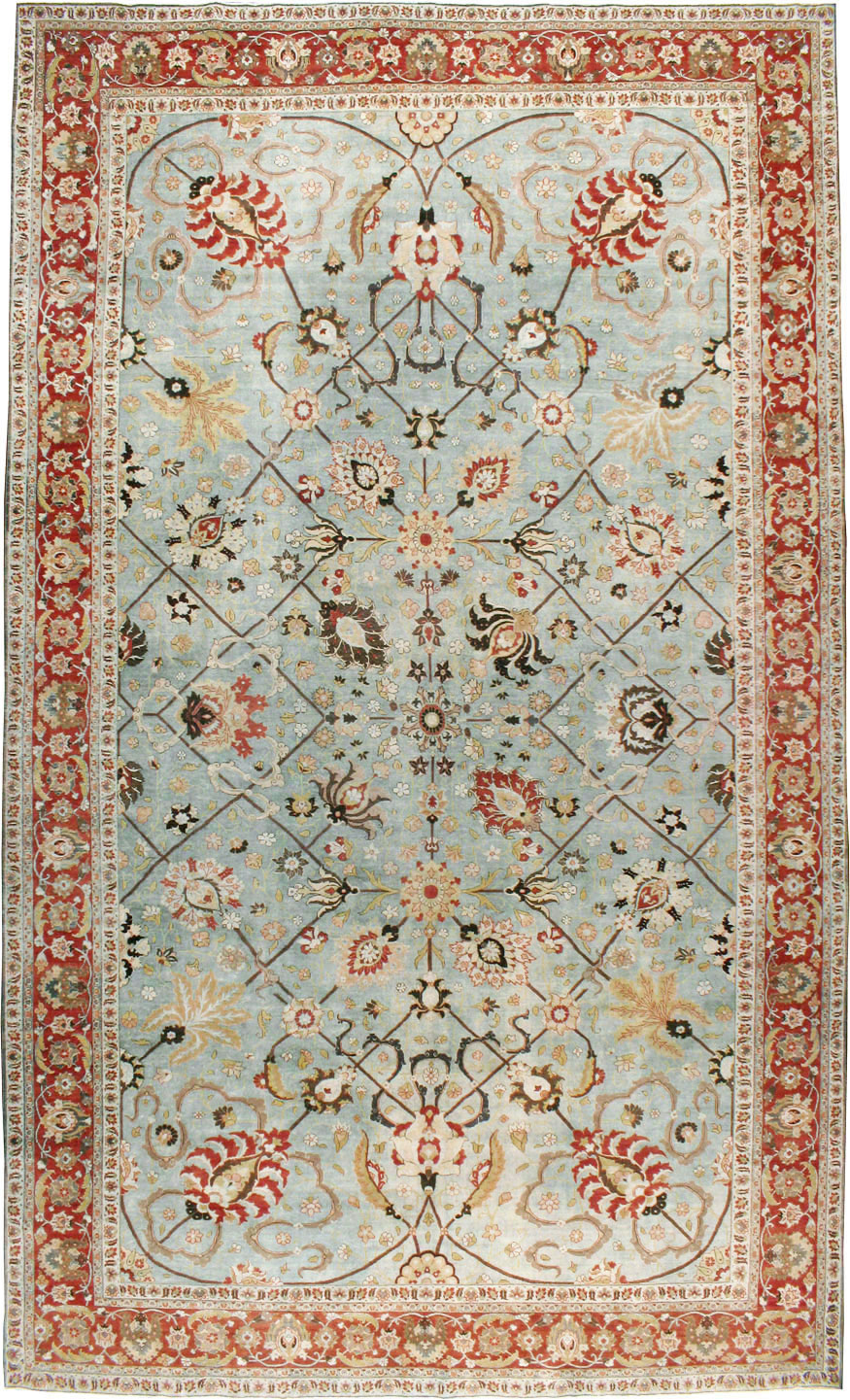 Antique Persian Tabriz Carpet, No.23099 - Galerie Shabab