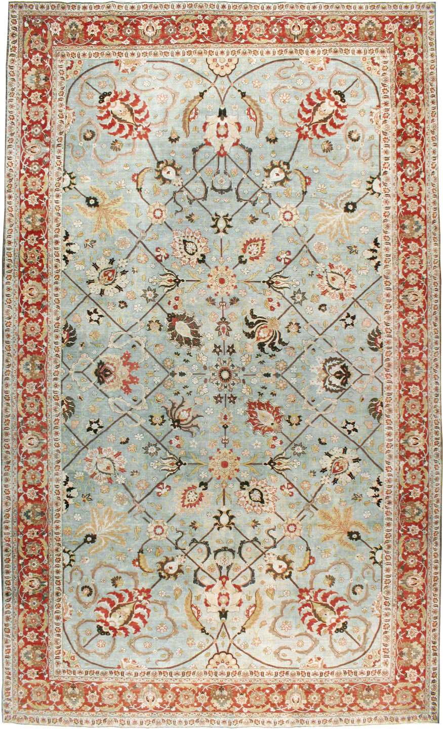 Antique Persian Tabriz Carpet, No.23099 - Galerie Shabab