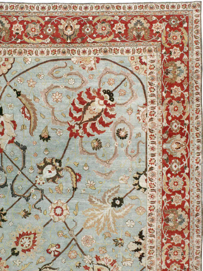Antique Persian Tabriz Carpet, No.23099 - Galerie Shabab