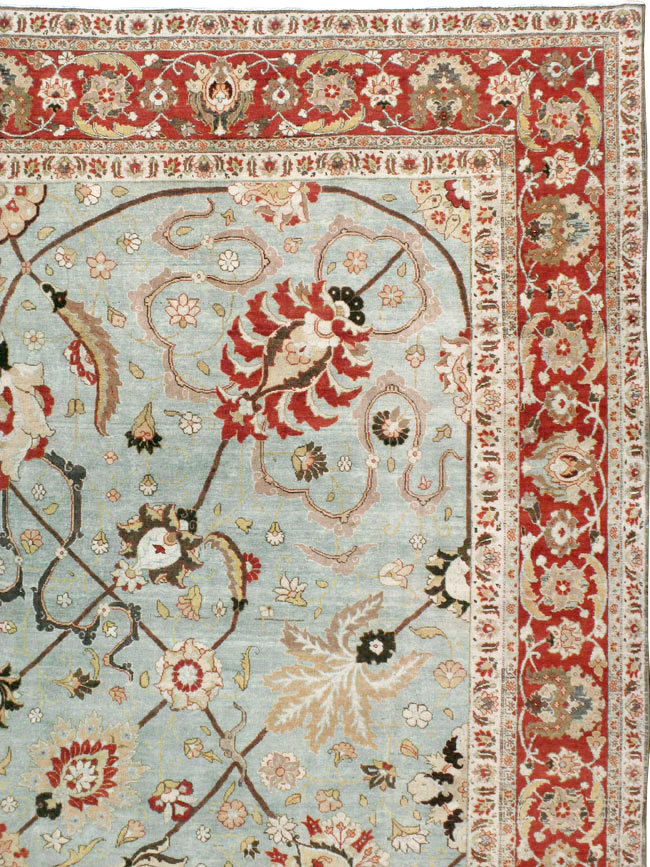 Antique Persian Tabriz Carpet, No.23099 - Galerie Shabab