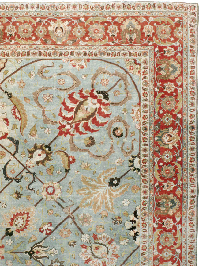 Antique Persian Tabriz Carpet, No.23099 - Galerie Shabab