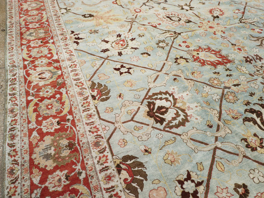 Antique Persian Tabriz Carpet, No.23099 - Galerie Shabab