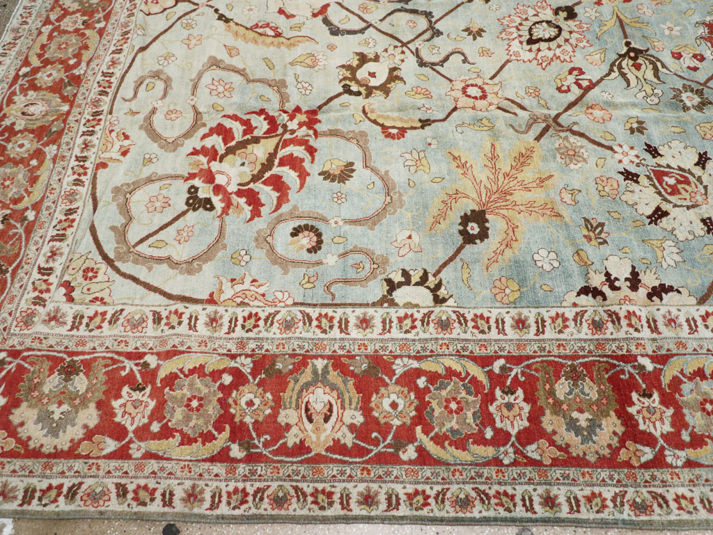 Antique Persian Tabriz Carpet, No.23099 - Galerie Shabab